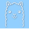 Llama Peeking - Vinyl Decal Sticker - CHOOSE Size & Color