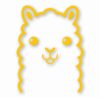 Llama Peeking - Vinyl Decal Sticker - CHOOSE Size & Color
