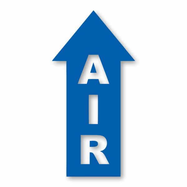 Air Arrow Up - Vinyl Decal Sticker - CHOOSE Size & Color