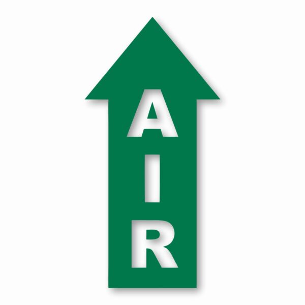 Air Arrow Up - Vinyl Decal Sticker - CHOOSE Size & Color