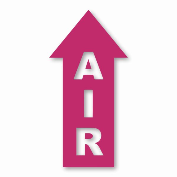 Air Arrow Up - Vinyl Decal Sticker - CHOOSE Size & Color
