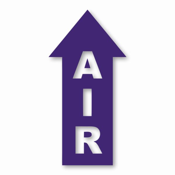 Air Arrow Up - Vinyl Decal Sticker - CHOOSE Size & Color