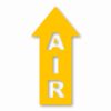 Air Arrow Up - Vinyl Decal Sticker - CHOOSE Size & Color