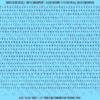 ASG Waterslide Decals - Retro Script Lettering Numbers 3/32"