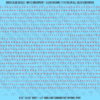 ASG Waterslide Decals - Retro Script Lettering Numbers 3/32"