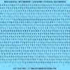 ASG Waterslide Decals - Retro Script Lettering Numbers 1/8"