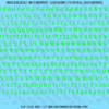 ASG Waterslide Decals - Retro Script Lettering Numbers 1/4"
