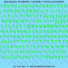 ASG Waterslide Decals - Retro Script Lettering Numbers 5/16"