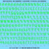 ASG Waterslide Decals - Retro Script Lettering Numbers 3/8"