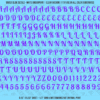 ASG Waterslide Decals - Retro Script Lettering Numbers 3/8"