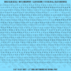 ASG Waterslide Decals - Traditional Serif Lettering Numbers 3/32"