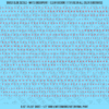 ASG Waterslide Decals - Traditional Serif Lettering Numbers 3/32"