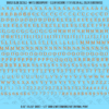 ASG Waterslide Decals - Traditional Serif Lettering Numbers 3/16"