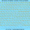 ASG Waterslide Decals - Traditional Serif Lettering Numbers 5/16"