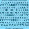 ASG Waterslide Decals - Traditional Serif Lettering Numbers 3/8"