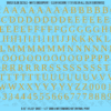 ASG Waterslide Decals - Traditional Serif Lettering Numbers 3/8"