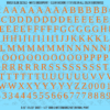 ASG Waterslide Decals - Traditional Serif Lettering Numbers 3/8"
