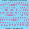 ASG Waterslide Decals - Traditional Serif Lettering Numbers 3/8"