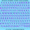 ASG Waterslide Decals - Traditional Serif Lettering Numbers 3/8"