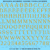 ASG Waterslide Decals - Traditional Serif Lettering Numbers 1/2"