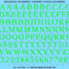 ASG Waterslide Decals - Traditional Serif Lettering Numbers 1/2"