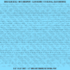 ASG Waterslide Decals - Classic Sans Serif Lettering Numbers 1/16"