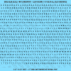 ASG Waterslide Decals - Classic Sans Serif Lettering Numbers 1/8"