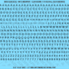 ASG Waterslide Decals - Classic Sans Serif Lettering Numbers 3/16"