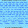 ASG Waterslide Decals - Classic Sans Serif Lettering Numbers 1/4"