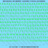ASG Waterslide Decals - Classic Sans Serif Lettering Numbers 1/4"