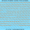 ASG Waterslide Decals - Classic Sans Serif Lettering Numbers 1/4"