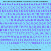 ASG Waterslide Decals - Classic Sans Serif Lettering Numbers 1/4"
