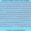 ASG Waterslide Decals - Classic Sans Serif Lettering Numbers 1/4"