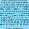 ASG Waterslide Decals - Classic Sans Serif Lettering Numbers 5/16"