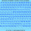 ASG Waterslide Decals - Classic Sans Serif Lettering Numbers 5/16"