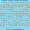 ASG Waterslide Decals - Classic Sans Serif Lettering Numbers 5/16"