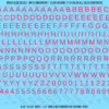 ASG Waterslide Decals - Classic Sans Serif Lettering Numbers 5/16"