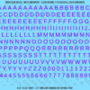ASG Waterslide Decals - Classic Sans Serif Lettering Numbers 5/16"