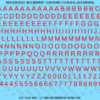 ASG Waterslide Decals - Classic Sans Serif Lettering Numbers 5/16"