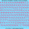ASG Waterslide Decals - Classic Sans Serif Lettering Numbers 3/8"