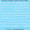 ASG Waterslide Decals - Classic Sans Serif Lettering Numbers 3/8"