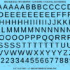 ASG Waterslide Decals - Classic Sans Serif Lettering Numbers 1/2"