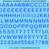 ASG Waterslide Decals - Classic Sans Serif Lettering Numbers 1/2"