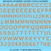 ASG Waterslide Decals - Classic Sans Serif Lettering Numbers 1/2"