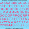 ASG Waterslide Decals - Classic Sans Serif Lettering Numbers 1/2"