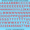 ASG Waterslide Decals - Classic Sans Serif Lettering Numbers 1/2"