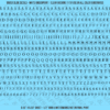 ASG Waterslide Decals - Classic Serif Lettering Numbers 3/16"