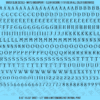 ASG Waterslide Decals - Classic Serif Lettering Numbers 1/4"