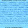 ASG Waterslide Decals - Classic Serif Lettering Numbers 1/4"
