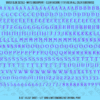 ASG Waterslide Decals - Classic Serif Lettering Numbers 1/4"